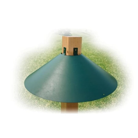 Woodlink WoodLink BAF3GR 22 in. Green Wrap Around 4x4 Post Mount Baffle BAF3GR